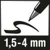 Soennecken Permanentmarker 3107 4mm Rundspitze schwarz Voir les images du produit 1