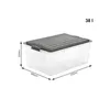 3er Set Box 38 l Compact, Farbe:Anthrazit Produktbild-Vorschau 6