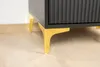 set di 4 gambe per mobili in metallo con design a nodo Anteprima dell’immagine prodotto 8