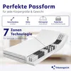 Taschenfederkernmatratze 120x200 cm | Höhe 21 cm | Produktbild-Vorschau 2