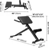 SucceBuy Faltbarer Hyperextension Rückentrainer Y-Modell Produktbild-Vorschau 7