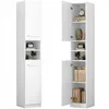 Libreria mobile e moderna (180 cm) in bianco – Libreria Anteprima dell’immagine prodotto 1