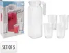 Krug-Set mit Tassen Excellent Houseware ye9000500 200 ml Produktbild-Vorschau 1