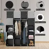 Vigevee Kleiderschrank Steckschrank 20 Fächer 175x140x35 cm Produktbild-Vorschau 3