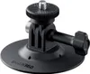 A black Insta360 camera mount with a suction cup base and a standard tripod screw mount. Produktbild-Vorschau