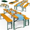 CASARIA® 2er Set Bierzeltgarnitur 170cm Klappbar Stabil 3 Produktbild-Vorschau 1