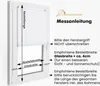 An illustration showing how to measure a window for blinds, with text providing instructions and recommendations. Produktbild-Vorschau