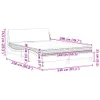 Bett mit Matratze "Dover" Taupe 140x200 cm Stoff Produktbild-Vorschau 9