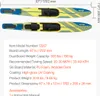 Narty Wodne Vevor 1702 Mm Z Regulowanymi Wiązaniami X-9 Podgląd zdjęcia produktu 7