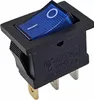 Blau Mini Wippschalter 19 x 13 mm, 6 A, 250 V 3 Pin, Wippe Produktbild-Vorschau 1