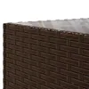 Design 11-tlg. Garten-Sofagarnitur mit Kissen Braun Poly Produktbild-Vorschau 9