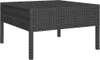 vidaXL Set 3 pezzi da giardino con cuscini in polirattan Anteprima dell’immagine prodotto 5