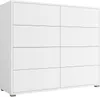 A white dresser with eight drawers against a white background. Náhľad obrázku produktu