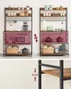 Two kitchen shelves side-by-side, showing different configurations and items. Náhled obrázku produktu