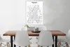MuchoWow® Poster Stadtplan - Schwarz und Weiß - Haarlem Produktbild-Vorschau 2