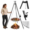 Kaminer 27556 Trépied pour barbecue avec grille 190 x 70 cm Voir les images du produit 2