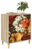 vidaXL Kommode GENNEP Lilienmuster 66 x 36,5 x 75 cm Produktbild-Vorschau 3