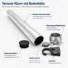 Sonnensegelmast ⌀42mm 2,5m mit Bodenhülse Höhenverstellbar Produktbild-Vorschau 7