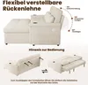 Merax L-förmiges Ecksofa 3-Sitzer, mit Schlaffunktion, Produktbild-Vorschau 8