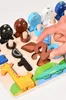 6 in 1 Montessori Puzzle Spielzeug, pädagogische Blöcke Produktbild-Vorschau 3