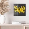 DEQORI Glasbild Echtglas 30x30 cm 'Wilde Straßenkunst' Produktbild-Vorschau 4