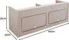 Armoire murale pour caravane et camping-car 80 cm x 25 cm x Voir les images du produit 6