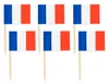 50 Flaggen Deko Picker Frankreich weiß blau rot, Le Produktbild-Vorschau 1