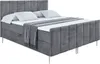 ALTDECOR Boxspringbett mit Silber Füßen, Matratze und Produktbild-Vorschau 2