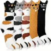 OKWISH Socken, Plüschsocken mit Katzenpfoten-Motiv, Produktbild-Vorschau 1