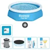 Bestway Fast Set, piscina rotonda - 244x61 cm - 6 pezzi, Anteprima dell’immagine prodotto 1