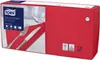 Tork Serviette 477861 33x33cm 3lg. 1/4 Falz rot 150 Produktbild-Vorschau 1