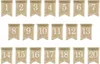 Tischnummern 7x10cm Jute Zahlen Schilder 20er Set natur Produktbild-Vorschau 1