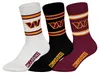 NFL Washington Commanders 3er-Pack Huddle Crew Socken 43/46 Produktbild-Vorschau 1