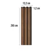 Panel ścienny VOX U-TRIM Linerio M-Line - Panel akustyczny Podgląd zdjęcia produktu 3