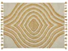 BELIANI Teppich Beige u. Senfgelb Baumwolle 160 x 230 cm Produktbild-Vorschau 3