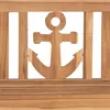 Teakholz Garten-/Balkonsitzbank - bene living - Anker 120 Produktbild-Vorschau 9