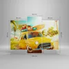 Bild auf Leinwand - Leinwandbild - Auto Strand Reise Sommer Produktbild-Vorschau 3