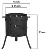 BBQ-Toro Gusseisen Kazan 12,1L mit Kazan Ofen Ø 35 cm, Produktbild-Vorschau 6