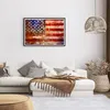 Gerahmtes Poster - Schwarzer Rahmen - Amerika Flagge Produktbild-Vorschau 7