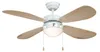 Ventilateur de plafond Classic 105 cm Blanc / Pin avec Voir les images du produit 2