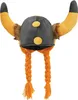 Casque viking en peluche avec tresses Voir les images du produit 7