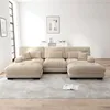 Narożna sofa z tkaniny szenilowej w kształcie litery U, Podgląd zdjęcia produktu 1