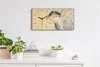 Dekor Leinwand Uhr Wandbilder Geräuschlos 60x30 Malerei Produktbild-Vorschau 3