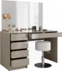 Schminktisch-Set Vicco Sherry Greige 120 cm mit Hocker, Produktbild-Vorschau 7