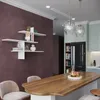 DECORTIE Leo Modernes schwimmendes Regal Weiß 123 x 22 x 81 Produktbild-Vorschau 8