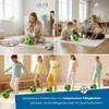 Balle en mousse souple verte au design football - balle Voir les images du produit 6