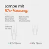 Osram R7s Halogen Stablampe 400W 8750lm 2900K Warmweiß 230V Produktbild-Vorschau 3