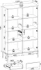 GrainGold Vitrinenschrank Deo - Vitrine mit Tür - Vitrine Produktbild-Vorschau 11