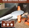bremermann pince à barbecue en acier inoxydable et Voir les images du produit 3