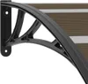 vidaXL Baldachim czarny 240x100 cm PC Podgląd zdjęcia produktu 5